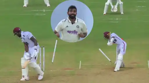  Jasprit Bumrah Bowls Johann Layne in Quick Succession