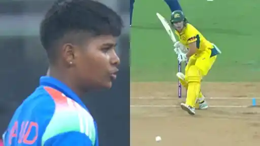Kranti Gaud dismissed Alyssa Healy