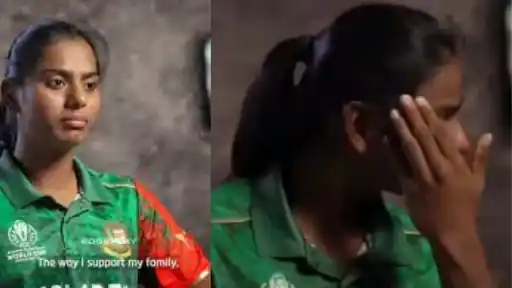 She became emotional as she reflected on her challenging journey