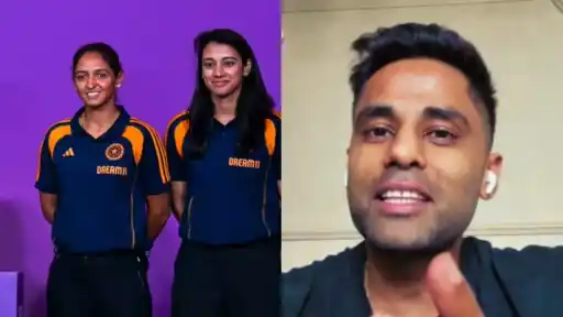 Suryakumar Yadav leaves special message for Harmanpreet Kaur and Smriti Mandhana.