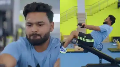 Rishabh Pant shares glimpses of his recovery session.