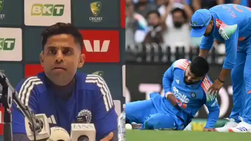 Suryakumar Yadav provides latest update on Shreyas Iyer's injury.