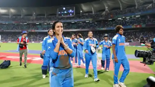 BCCI shares dressing room reaction to Jemimah Rodrigues' century.