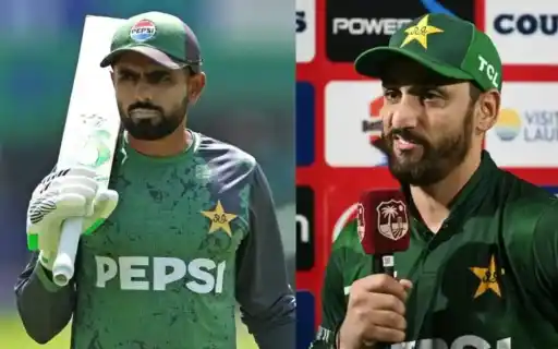 Babar Azam and Salman Ali Agha