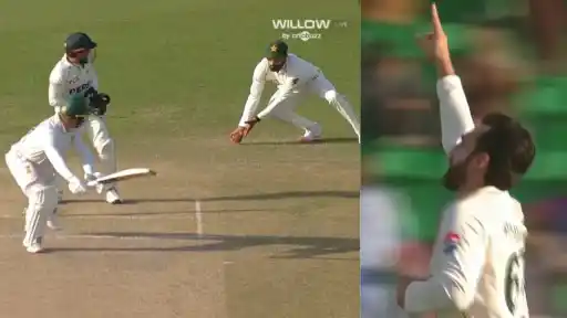 Babar Azam catch to dismiss Ryan Rickelton