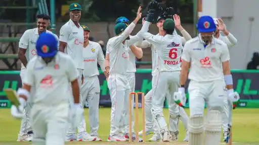 Zimbabwe end 12-year home test drought with innings win against Afghanistan