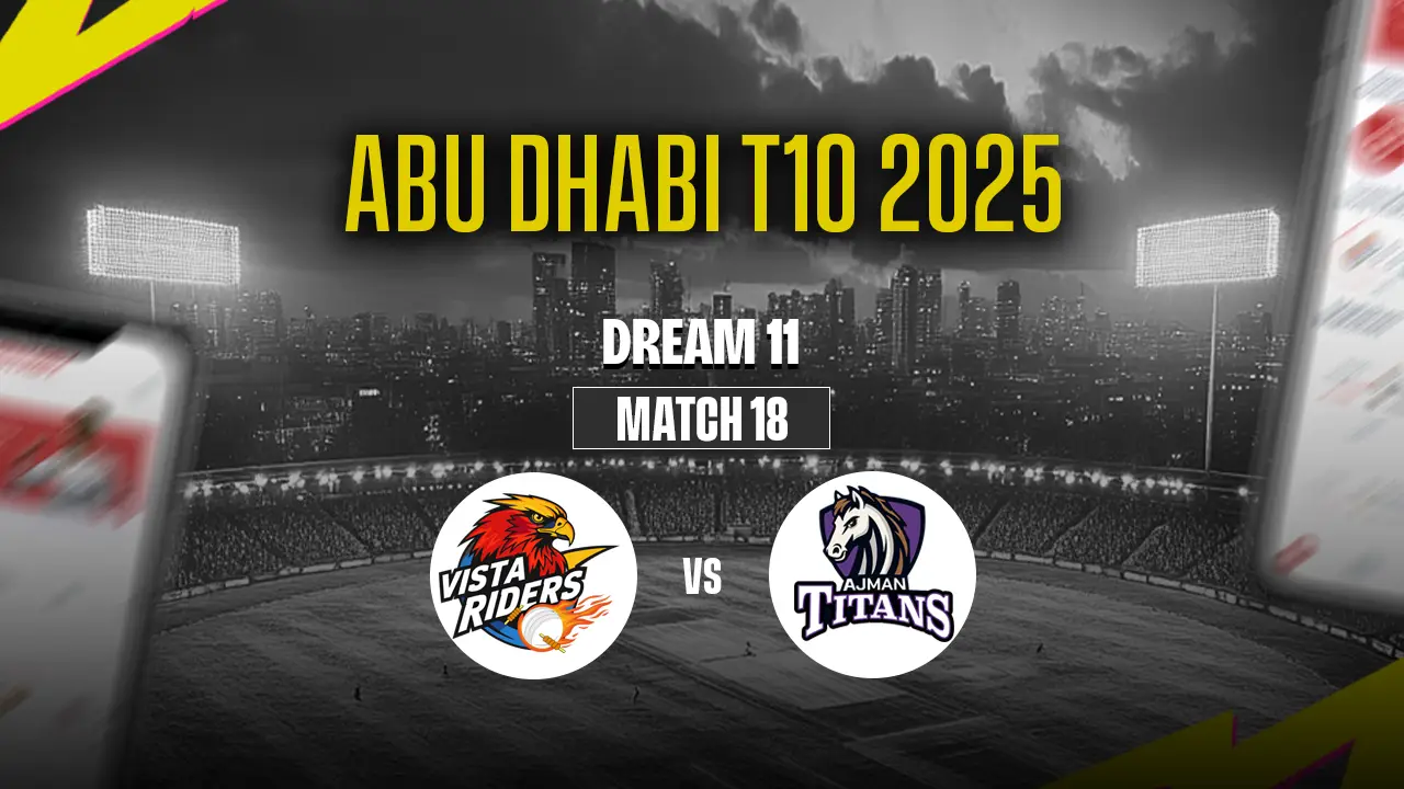 Abu Dhabi T10 2025: VTR vs AJT Dream11 Prediction 18th Match