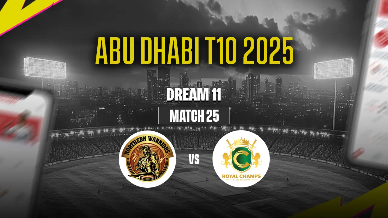 Abu Dhabi T10 2025: NW vs ROC Dream11 Prediction 25th Match