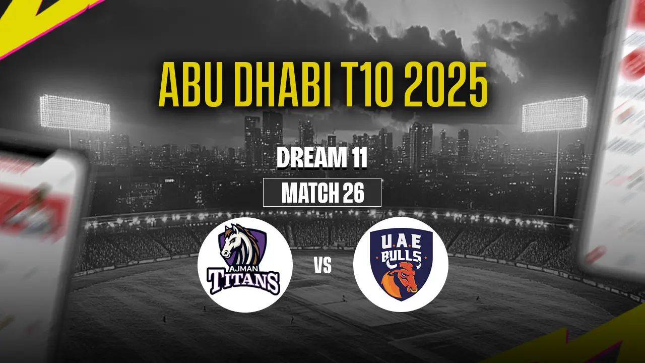 Abu Dhabi T10 2025: AJT vs UBL Dream11 Prediction 26th Match