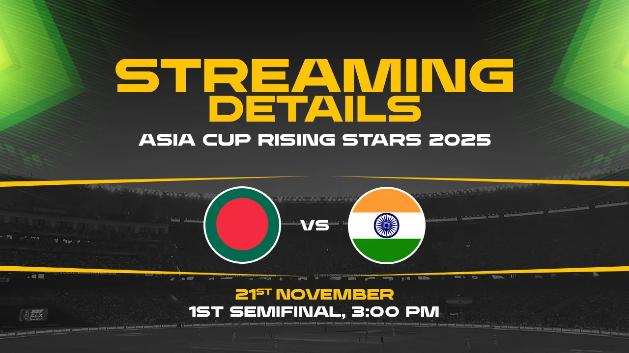 Bangladesh A vs India A Live Streaming Details