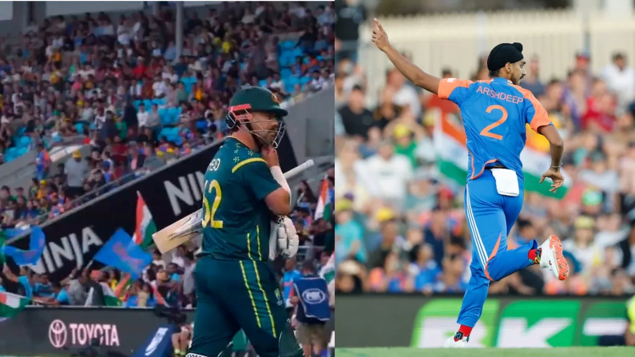 Arshdeep Singh dismisses Travis Head for 6. 