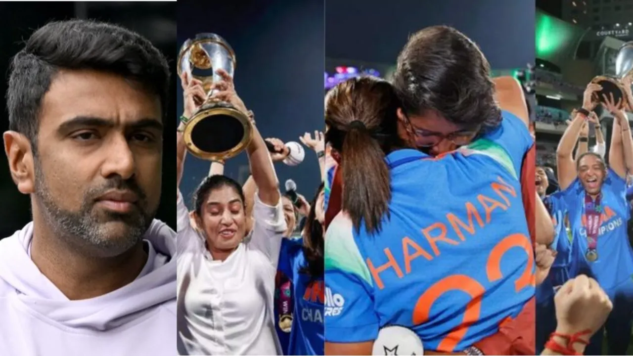 Ravichandran Ashwin praises India's women's side for showing respect to past heroes. 
