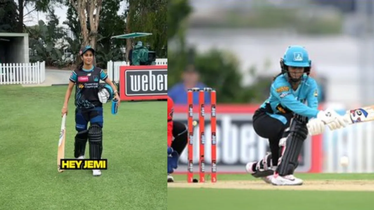 Jemimah Rodrigues lands in Australia to join Brisbane Heat before WBBL 2025. 
