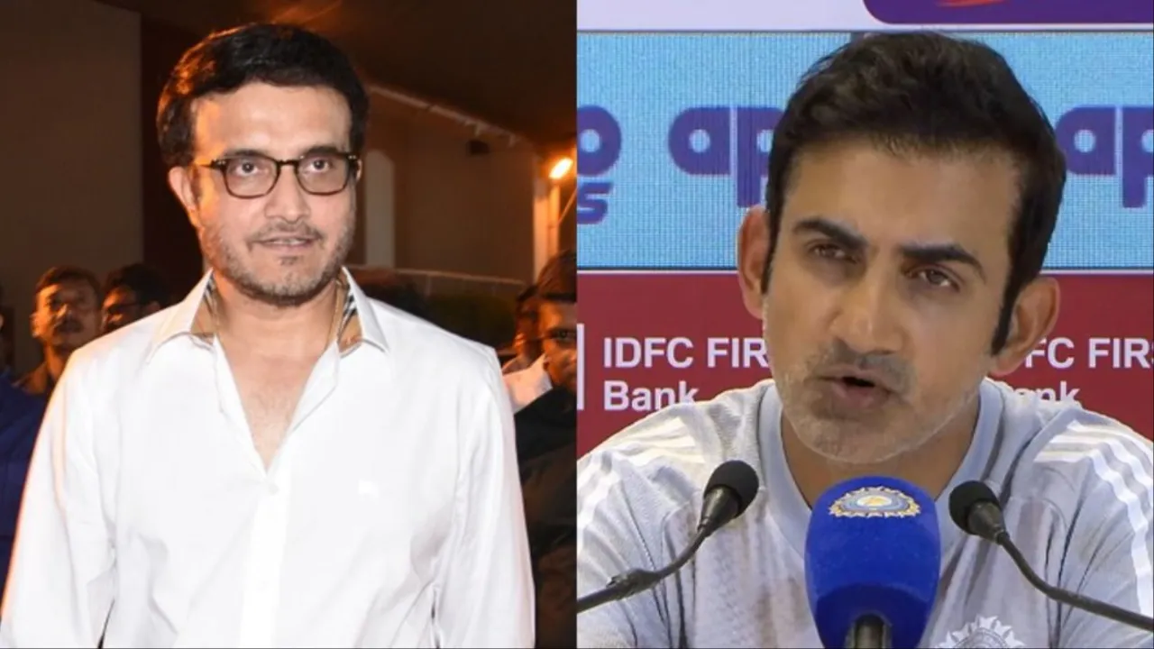 Sourav Ganguly reacts to Gautam Gambhir’s take on Eden Gardens surface. 