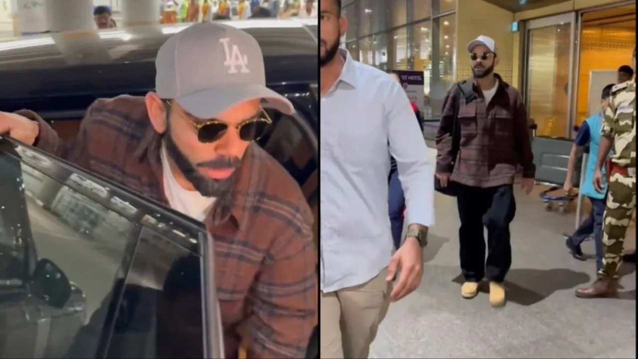Virat Kohli touches down in India to prepare for IND vs SA 2025 ODI series. 