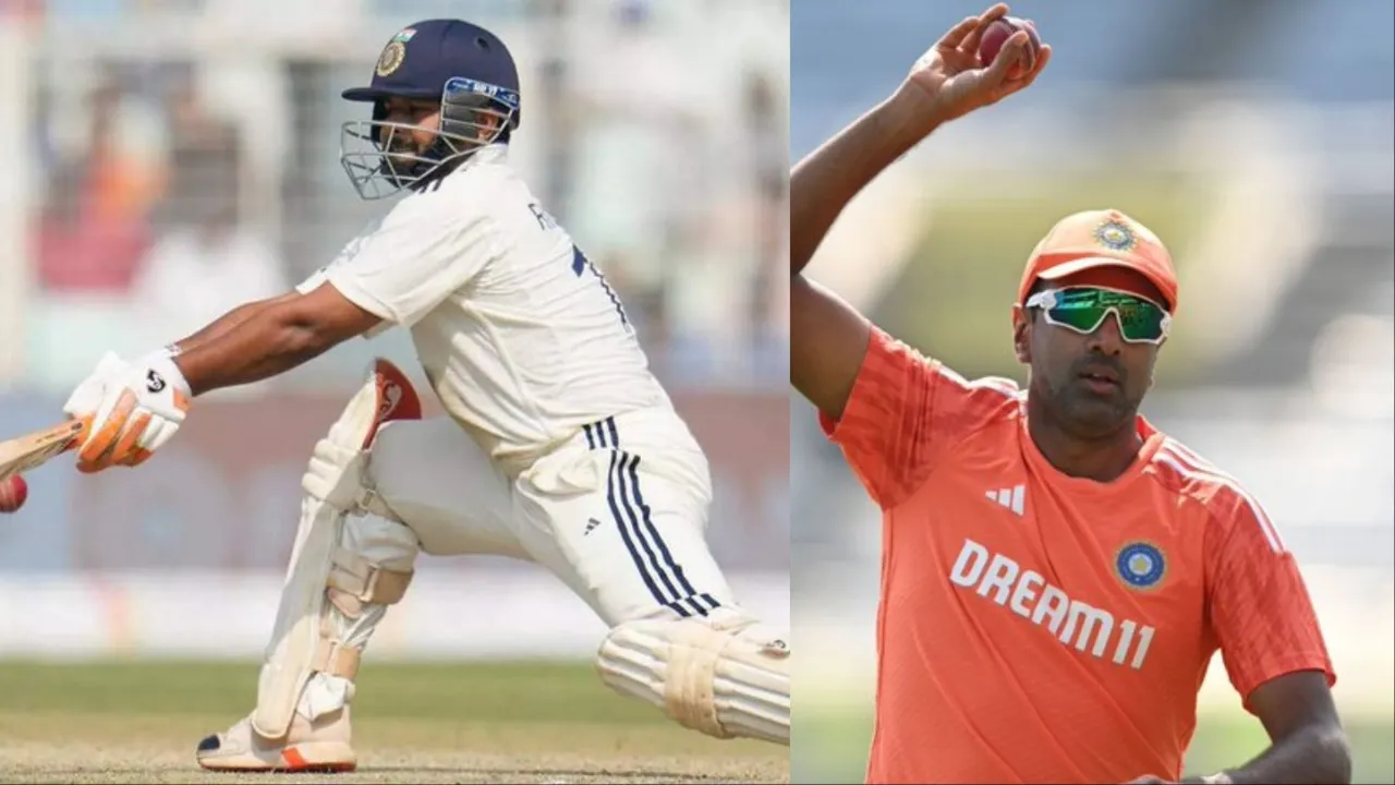 Ravichandran Ashwin questions Rishabh Pant's shot selection. 