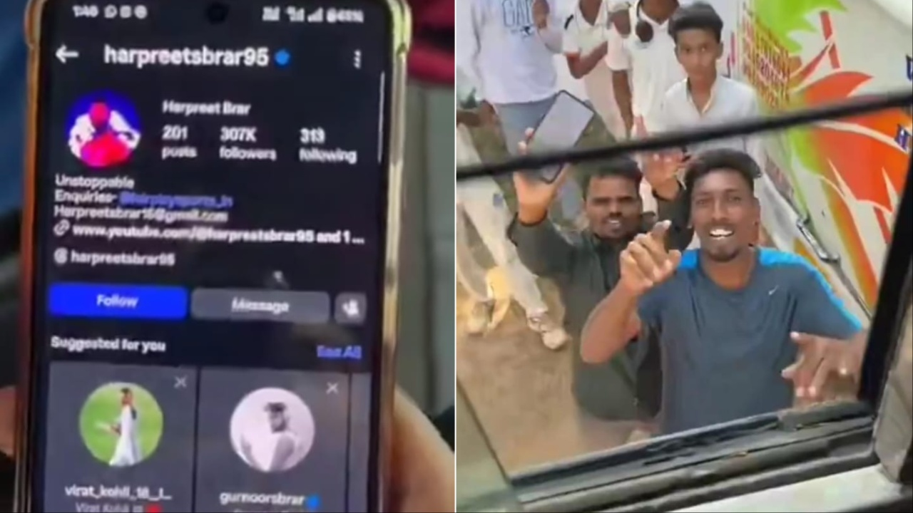 Harpreet Brar gives hilarious reaction to check fan’s Instagram account. 