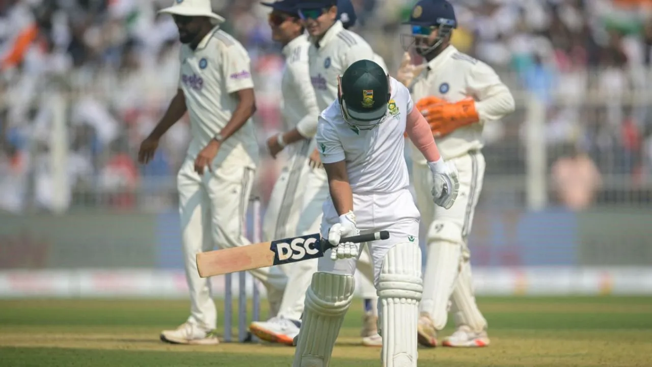 South Africa's lowest completed Test totals in the 1st innings in Asia