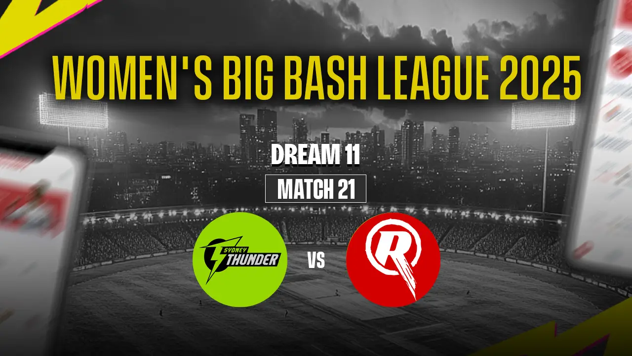 WBBL 2025: ST-W vs MR-W Dream11 Prediction 21st Match