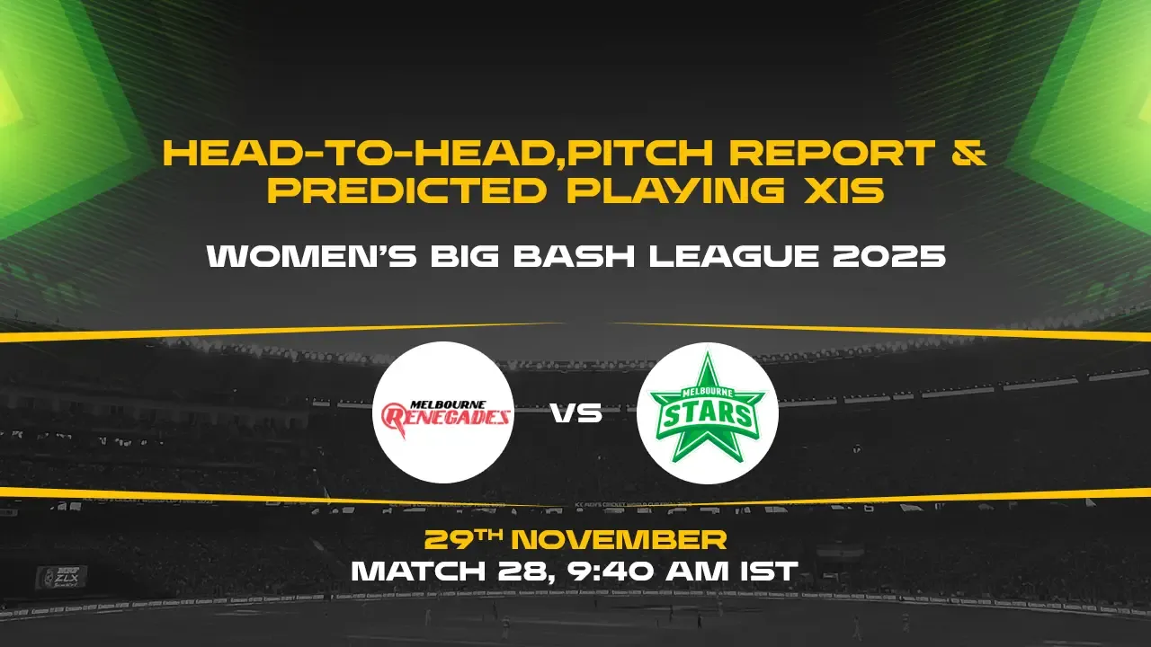 WBBL 2025 Match 28: MR-W vs MS-W