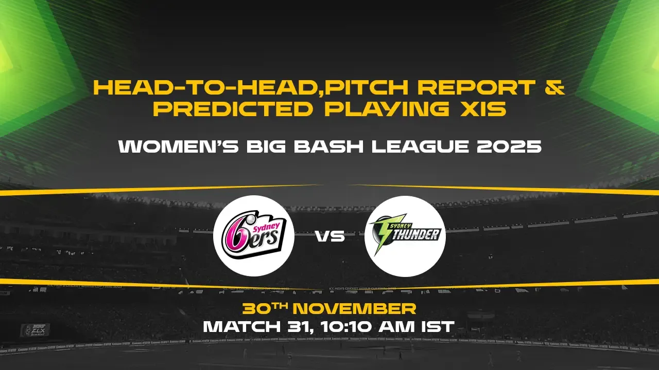 WBBL 2025 Match 31: SS-W vs ST-W