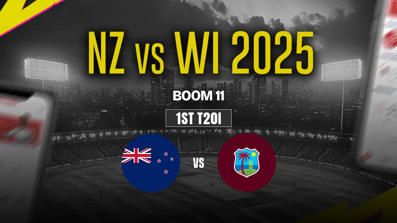 NZ vs WI Boom11 Prediction 1st T20I match
