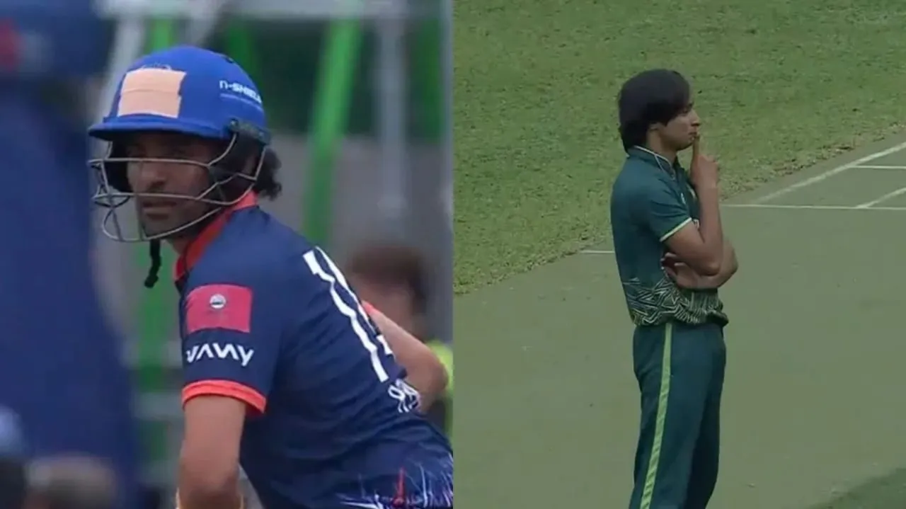 Muhammad Shahzad’s finger-on-lips celebration 
