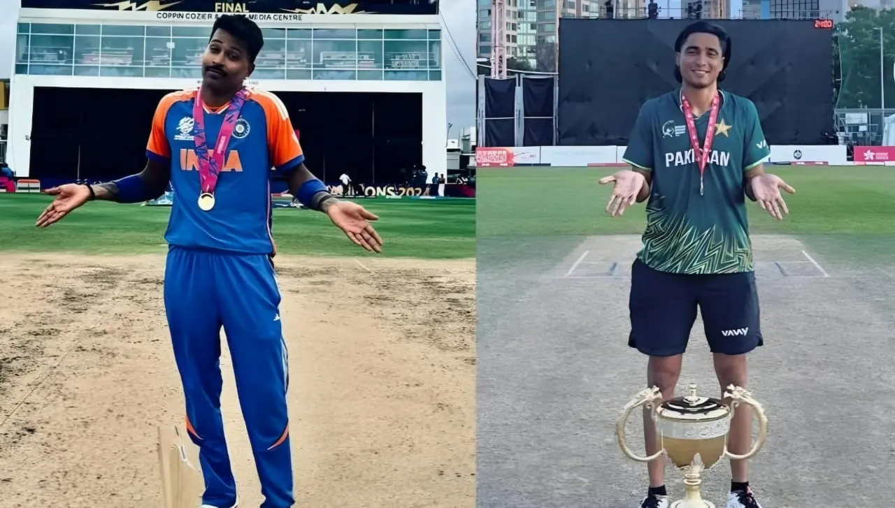 Muhammad Shahzad trolls India with Pandya-style 