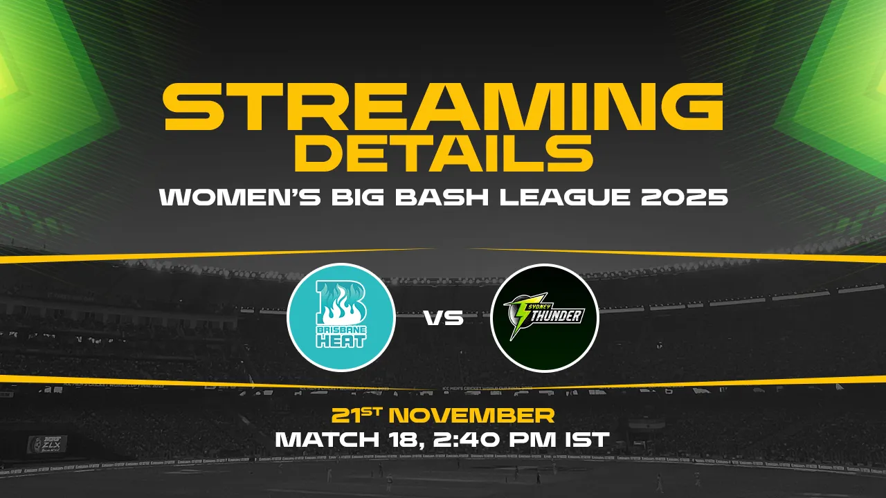 Womens Big Bash League 2025, Match 18 Live Streaming Details