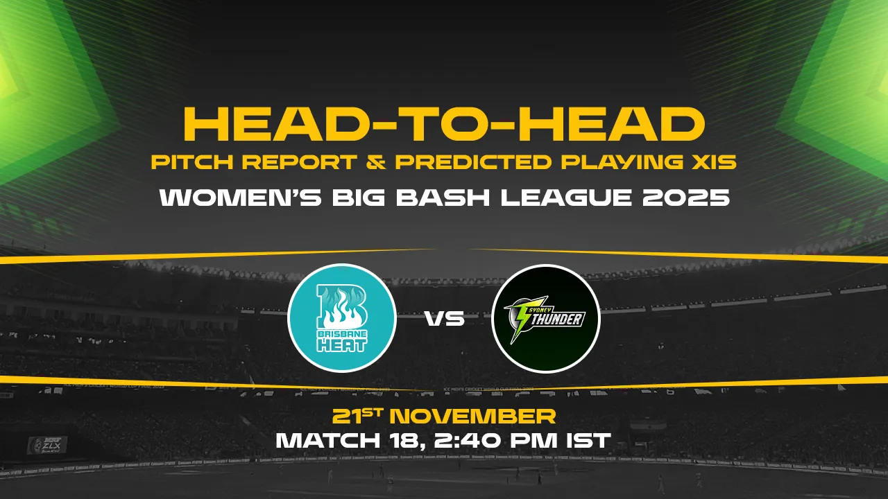 WBBL 2025 Match 18: BH-W vs ST-W