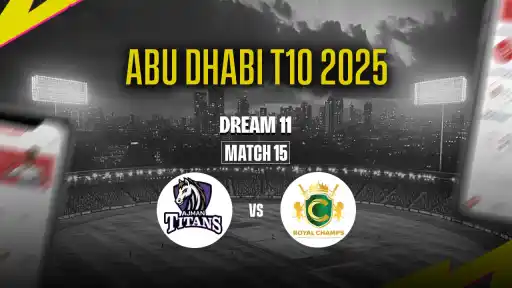 Abu Dhabi T10 2025: AJT vs ROC Dream11 Prediction 15th Match