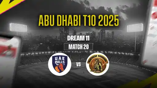 Abu Dhabi T10 2025: UBL vs NW Dream11 Prediction 20th Match