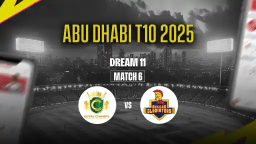 Abu Dhabi T10 2025: ROC vs DG Dream11 Prediction 06th Match