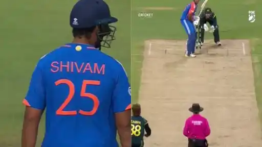 Shivam Dube smashes Adam Zampa for 106m monster six. 