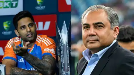 Suryakumar Yadav takes indirect dig at Mohsin Naqvi.