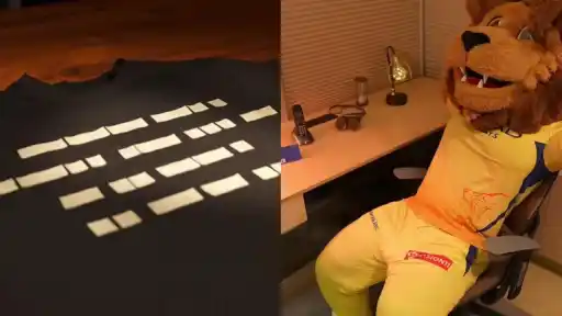 CSK drops morse code in special video. 