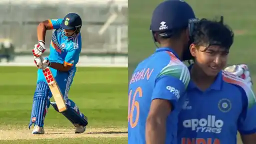 Twitter Reaction: Vaibhav Suryavanshi celebrates 32-ball century.