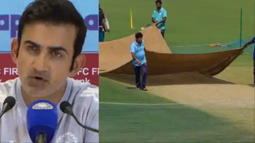 Gautam Gambhir reacts to controversial IND vs SA Eden Gardens surface. 