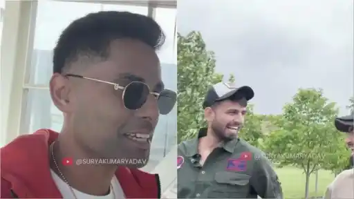 Suryakumar Yadav shares travel vlog in hilarious video.