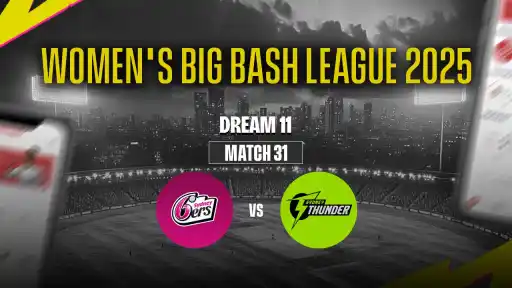 WBBL 2025: SS-W vs ST-W Dream11 Prediction 31st Match