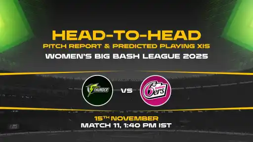 WBBL 2025 Match 11: ST-W vs SS-W