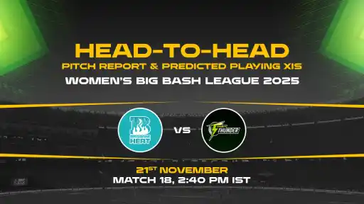 WBBL 2025 Match 18: BH-W vs ST-W