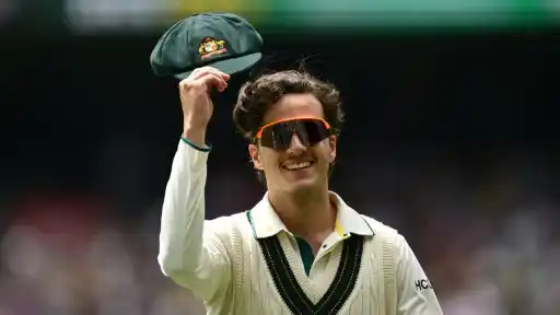 Sam Konstas first-ever professional ball surprises everyone in PMXI vs England match