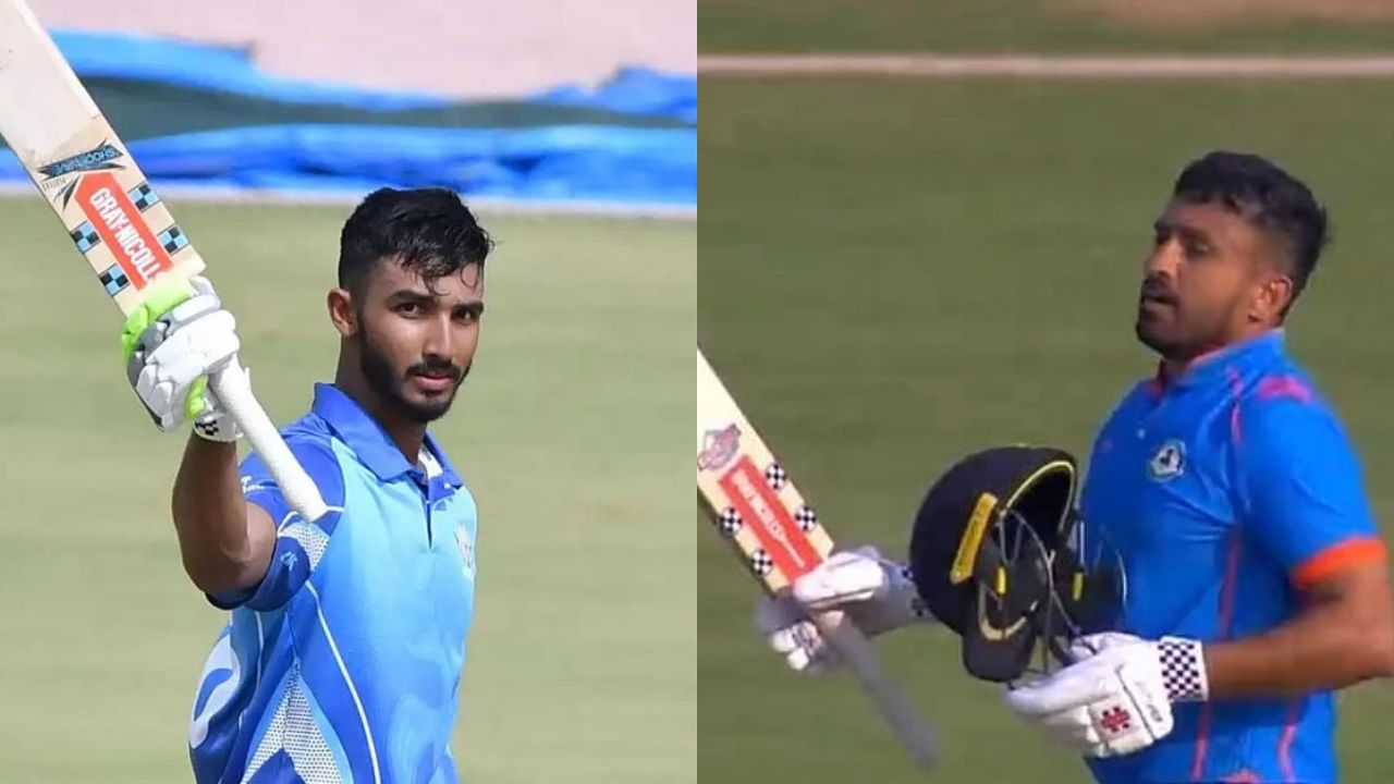 Devdutt Padikkal and Karun Nair slammed centuries after Mayank Agarwal's early dismissal