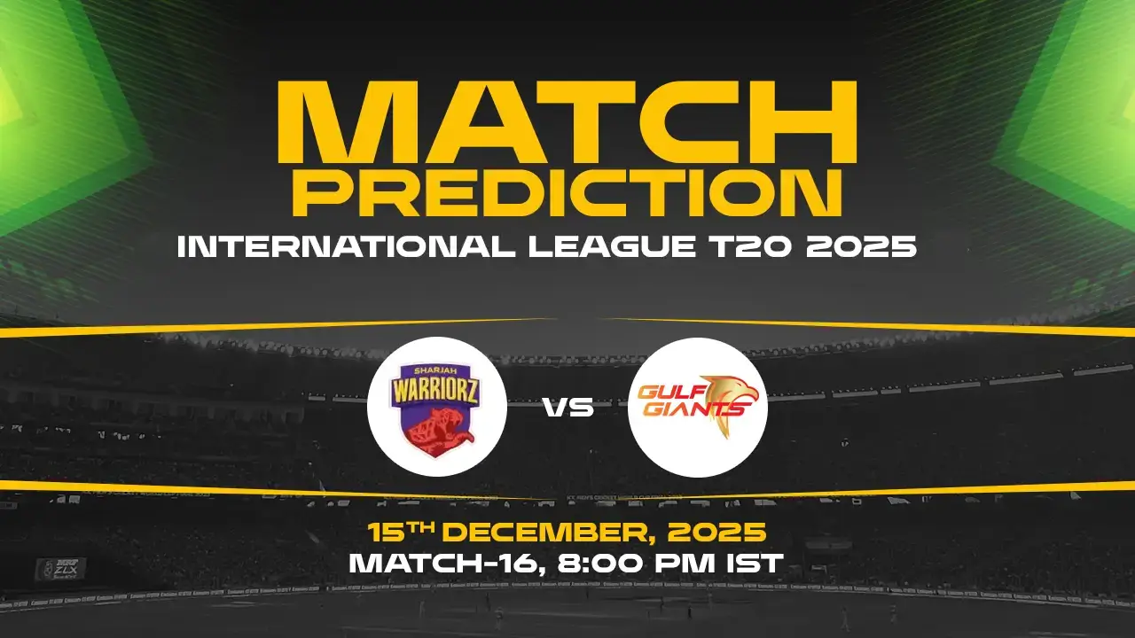 ILT20 2025: SWR vs GG Today Match Prediction