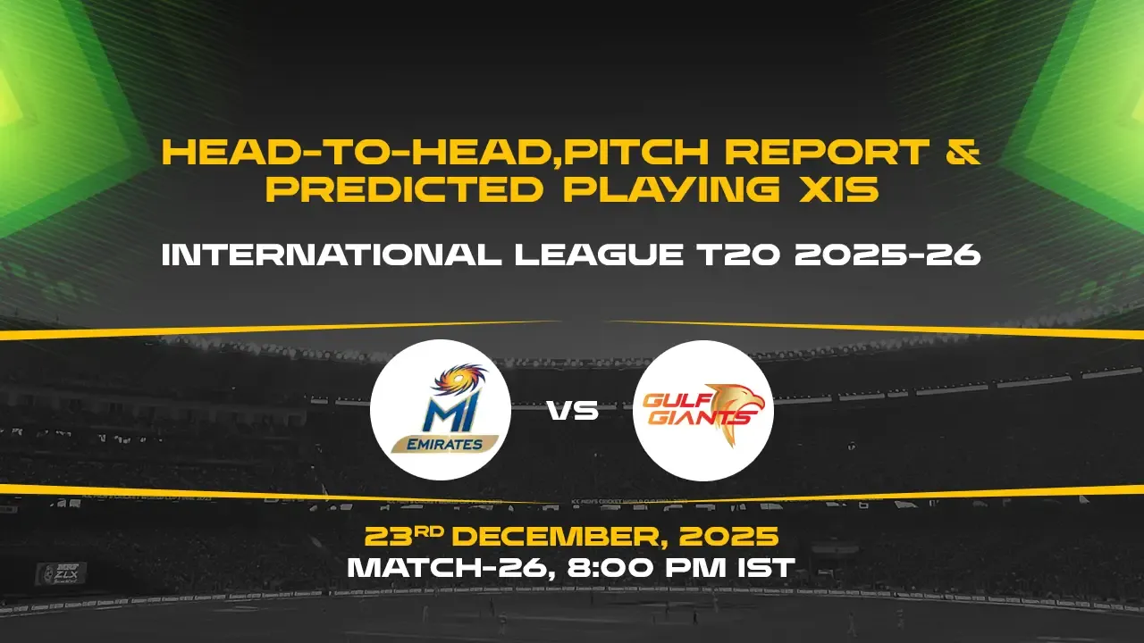 ILT20 2025-26 Match 26: MIE vs GG
