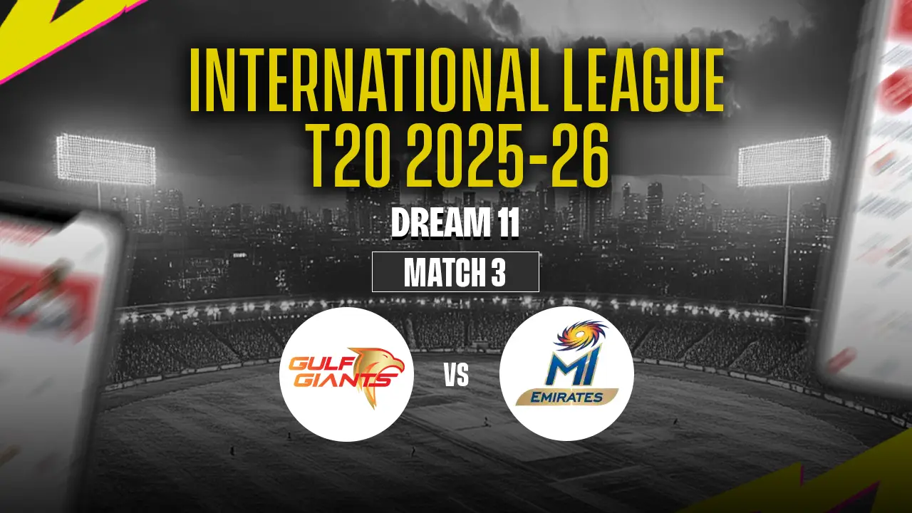 ILT20 2025: GG vs MIE Dream11 Prediction 03rd Match