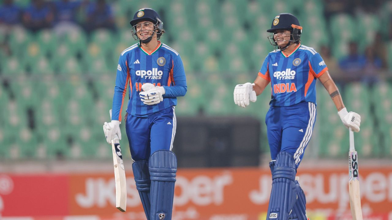 Smriti Mandhana and Shafali Verma set India Women's record partnership