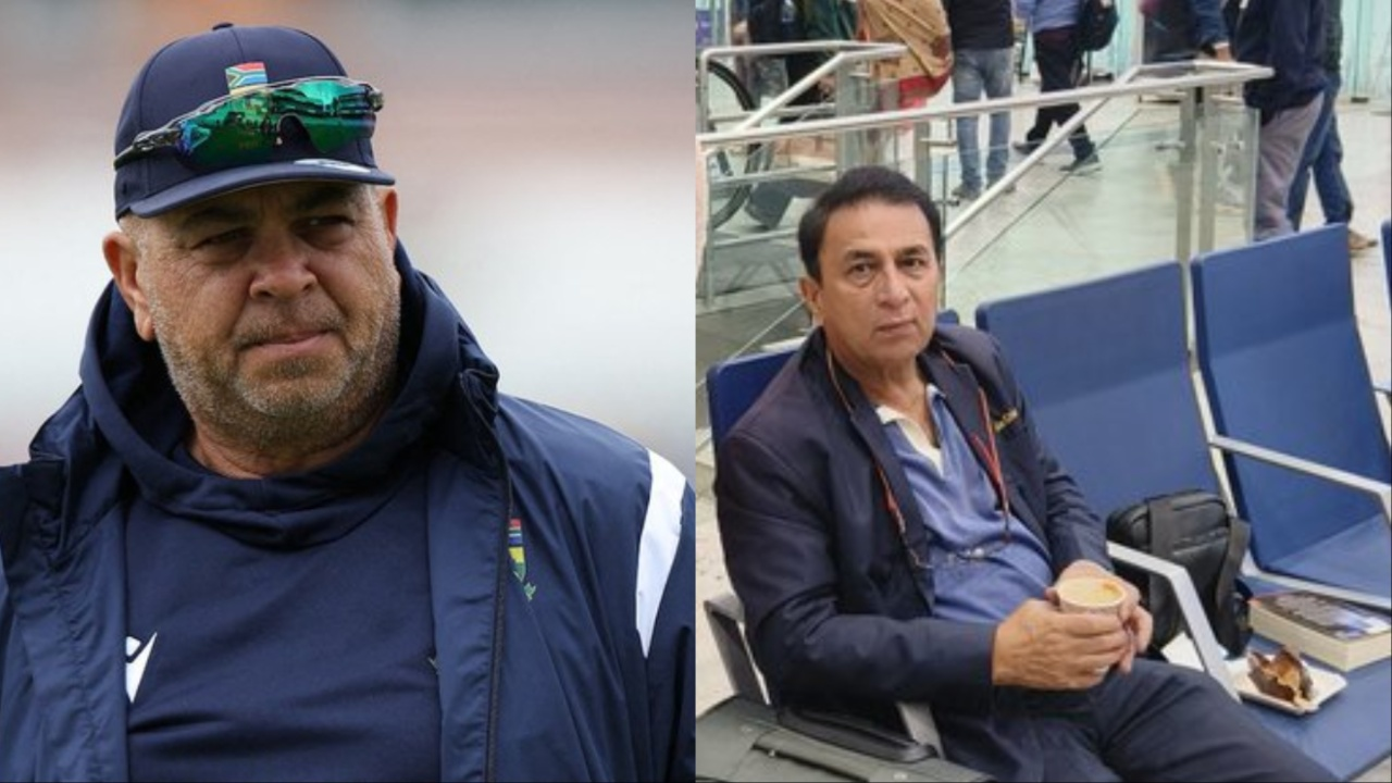 Sunil Gavaskar responds to Shukri Conrad's 'grovel' comment. 
