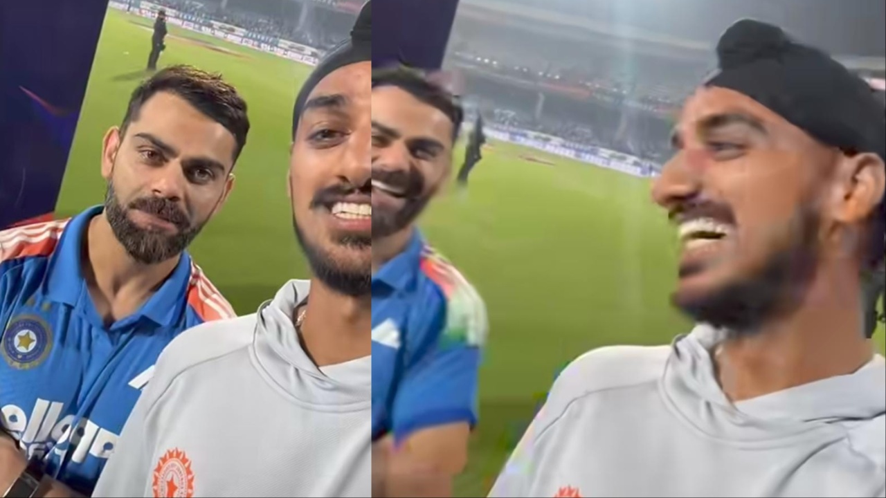 Virat Kohli mocks Arshdeep Singh post 2-1 ODI series victory. 